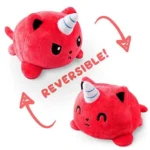 Reversible Unicorn Soft Toys for Kids ( RED )