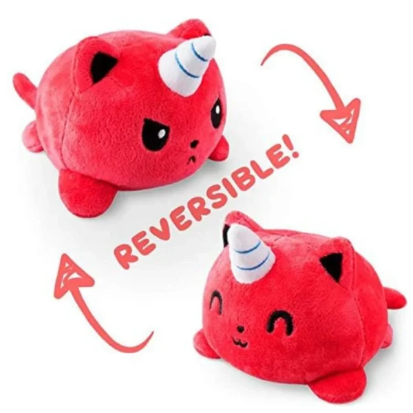 Reversible Unicorn Soft Toys for Kids ( RED )