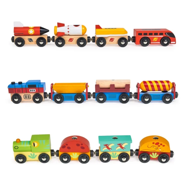 Adventure Wooden Trains Bundle