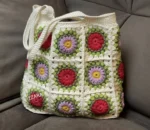 Handmade Crochet Handbag - Image 3