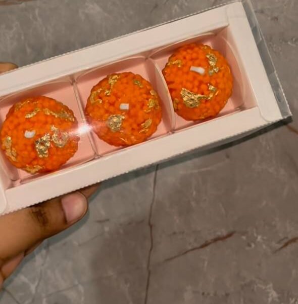 Ladoo Candle Set