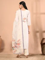 Faeezah Timeless Elegance Khadi Suit - (M 0) - Image 2